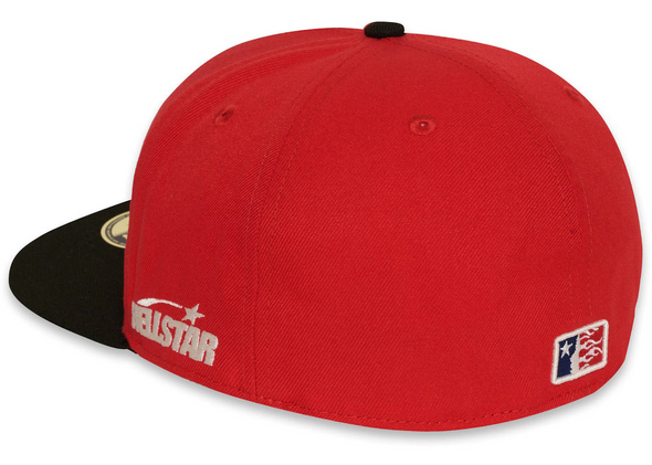 Hellstar Baseball Fitted Hat "Red"