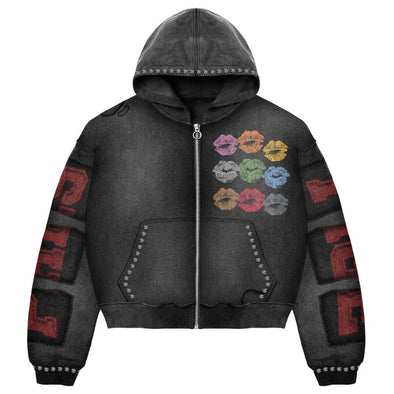 Prestige "Aura" Zip Up Hoodie Black