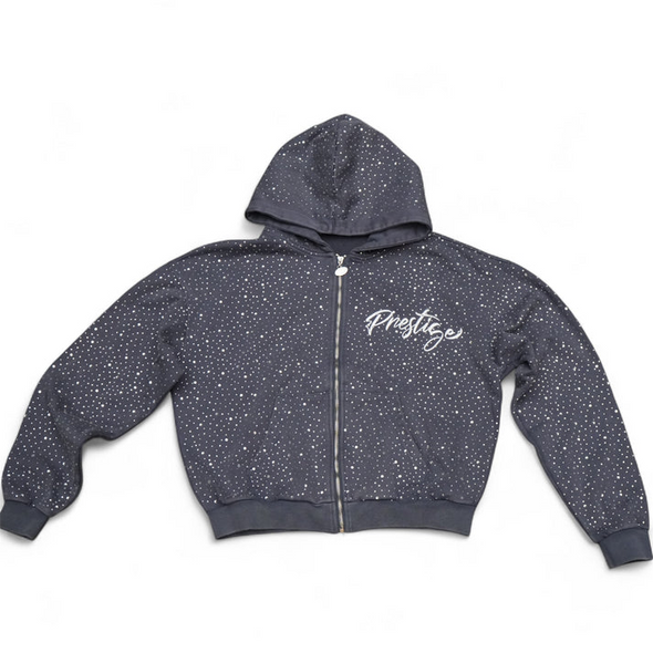 Prestige "Diamond" Zip Up hoodie Blue