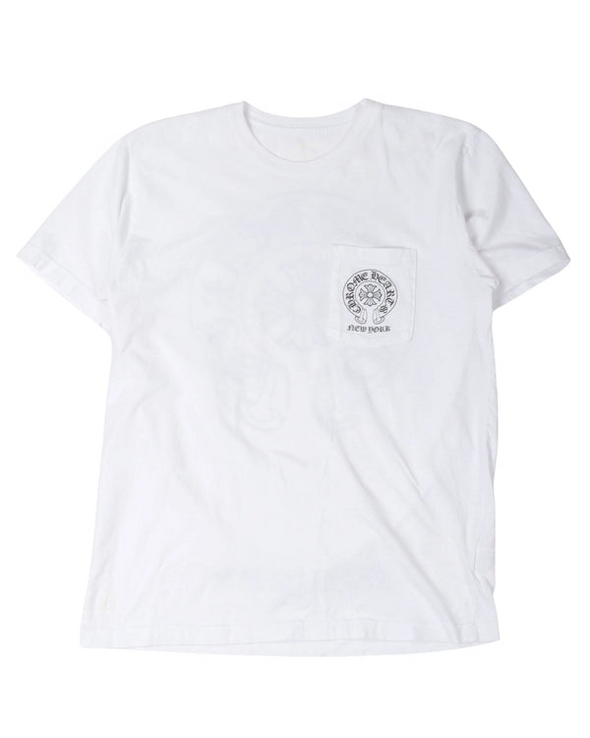 Chrome Hearts "New York Horseshoe" Tee White