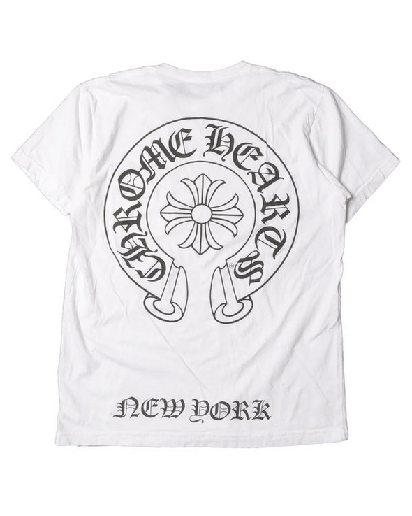 Chrome Hearts "New York Horseshoe" Tee White