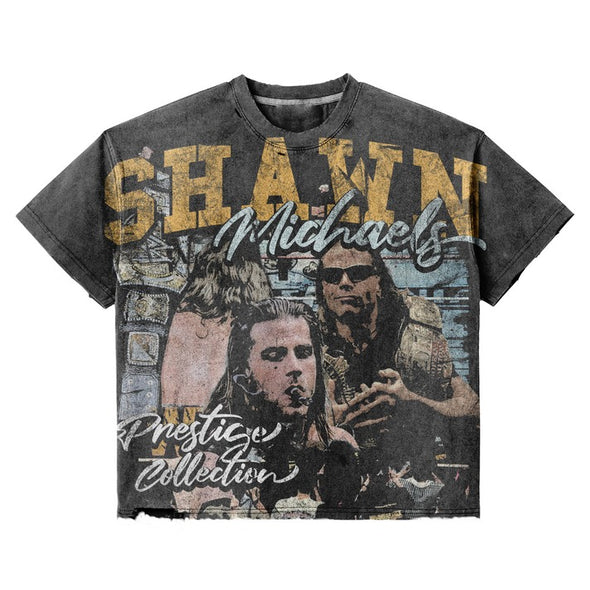 Prestige "Shawn Michaels Rhinestone" Tee Black