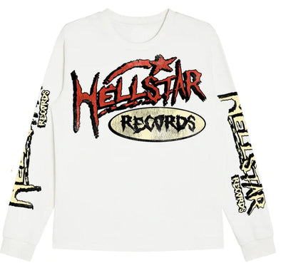 Hellstar Studios "Records" L/S White