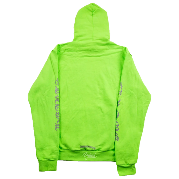 Chrome Hearts "Miami Exclusive Neon" Hoodie Green