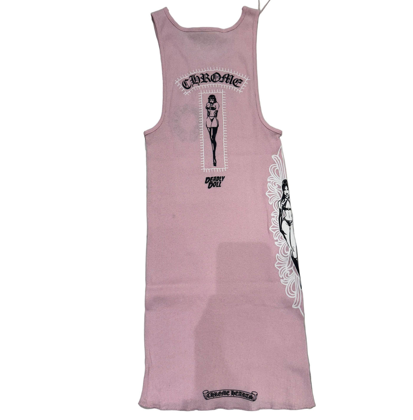 Chrome Hearts "Deadly Doll" Tank Top Pink STVTEMENT Chrome Hearts "Deadly Doll" Tank Top Pink STVTEMENT