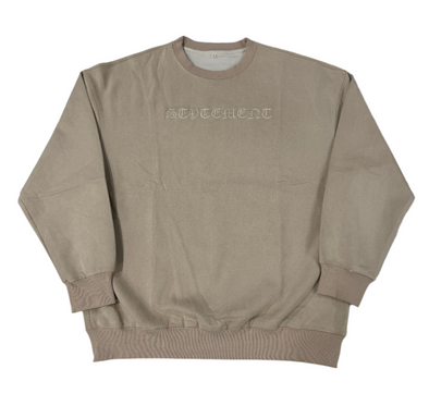 STVTEMENT "FW24" Crewneck Cream