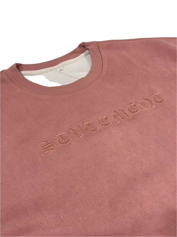 STVTEMENT "FW24" Crewneck Pink