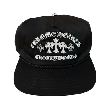 Chrome Hearts "Gas Station" 5 Panel Hat Black