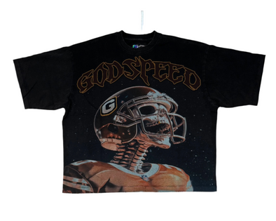 Godspeed "Morale" Tee Black Wash