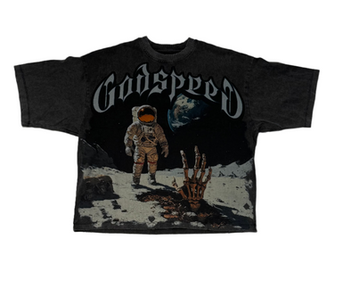 Godspeed "First Contact" Tee Grey Wash