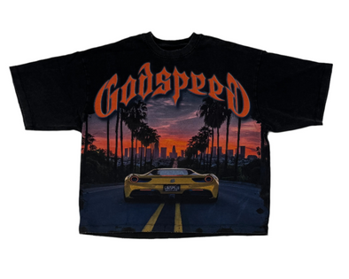 Godspeed "Sunset BLVD" Tee Black Wash