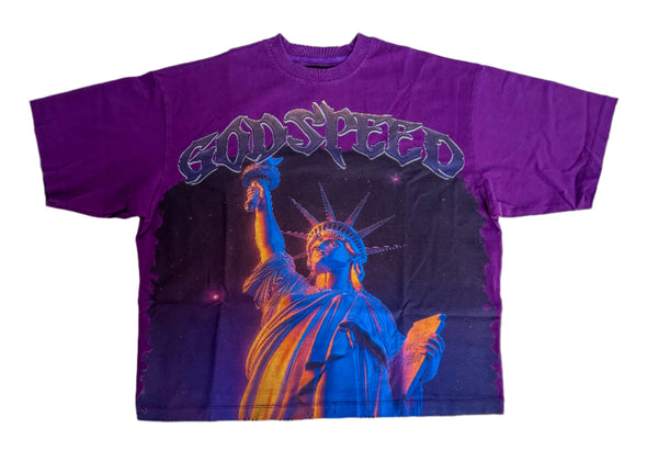 Godspeed "Purple City" Tee Purple