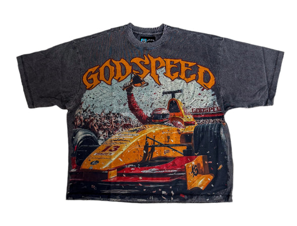 Godspeed "F1 Finishline" Tee Grey