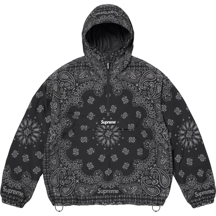 ジャケット・アウター Supreme Reflective Bandana Anorak L Supreme 