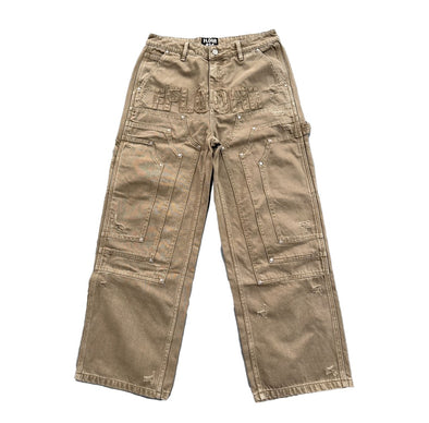 Floor 914 "Triple Knee" Carpenter Jeans Khaki