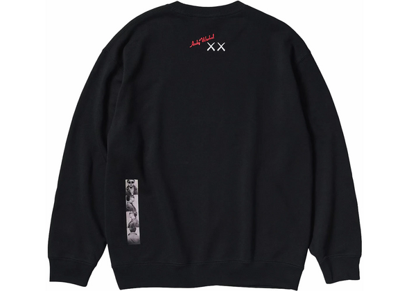 KAWS x Uniqlo "Warhol - 476119" Crewneck Black