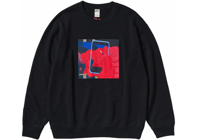 KAWS x Uniqlo "Warhol - 476119" Crewneck Black