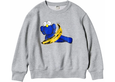 KAWS x Uniqlo "Warhol - 472951" Crewneck Grey