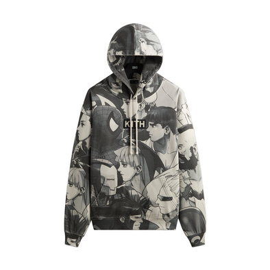 Kith x Marvel vsx Capcom "Fighter All-Over" Hoodie Sandrift