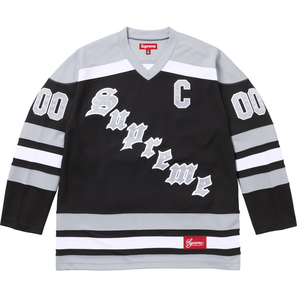 Supreme "Fire & Ice" Hockey Jersey Black