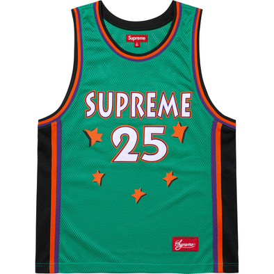 Supreme "All Star" Basketball Jersey Green