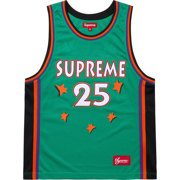 Supreme Star Basketball Jersey Black Men's - SS24 - US