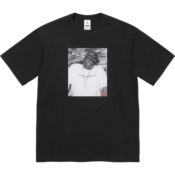 Supreme x Jordan "Biggie" Tee Black