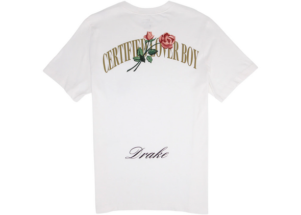 Nike x Drake "Certified Lover Boy Rose" Tee White