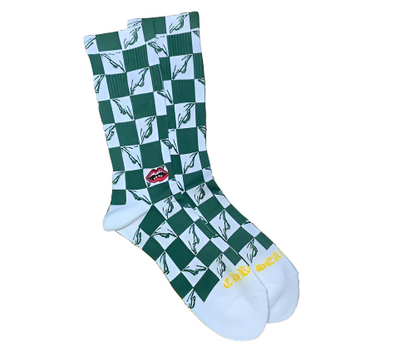 Chrome Hearts "Matty Boy 99 Eyes" Socks Green