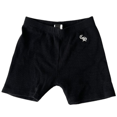 Chrome Hearts "Embroidered" Thermal Shorts Black