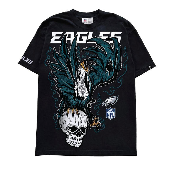 Warren Lotas x NFL "Eagles - Bird" Tee Black