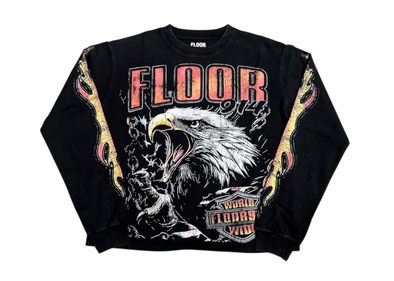 Floor 914 "Sky Striker" Tee L/S Black