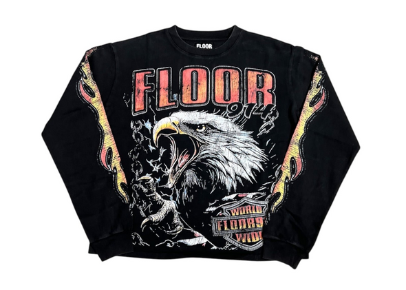 Floor 914 "Sky Striker" Tee L/S Black