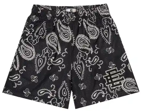 Eric Emanuel EE Basic Short "Black Paisley"