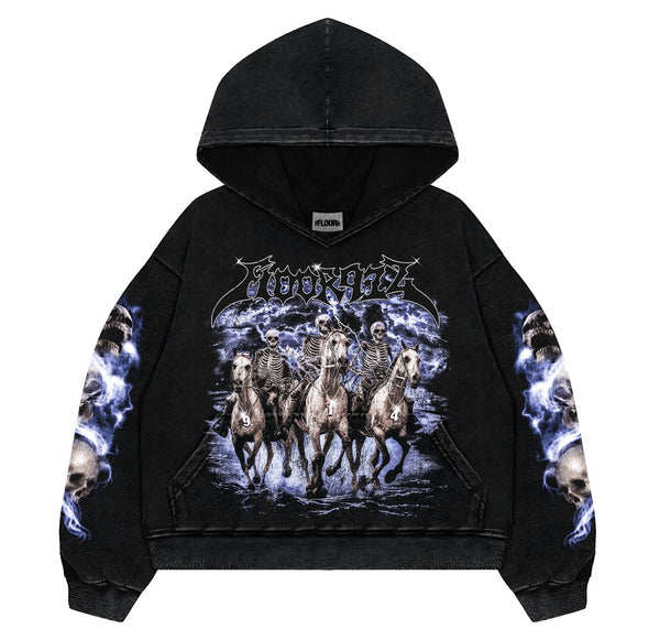 Floor 914 "Horseman" Hoodie Black