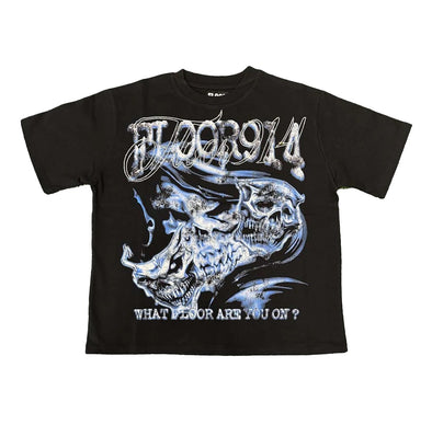 Floor 914 "Skulltex" Tee Black