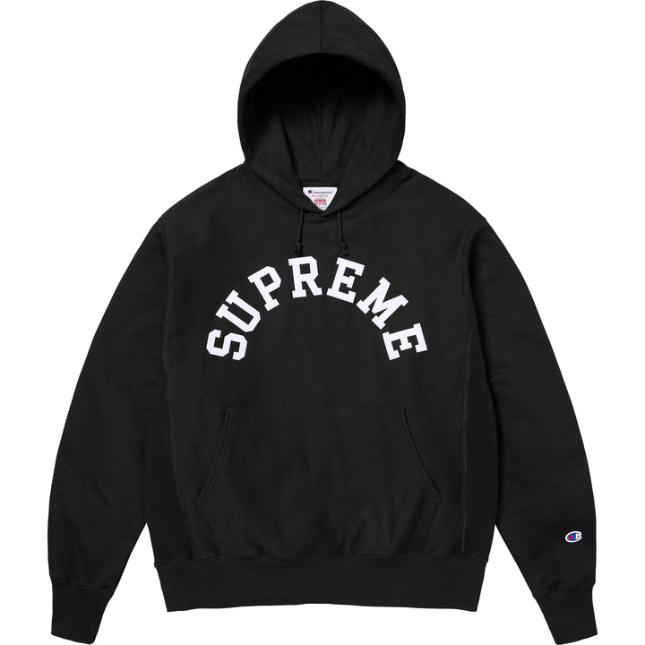 【Supreme】Champion HOODED SWEATSHIRTS ブラック【se1394r】 Supreme 