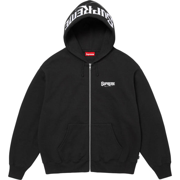 Supreme "Mister Cartoon" Zip Up Hooded Sweatshirt Black