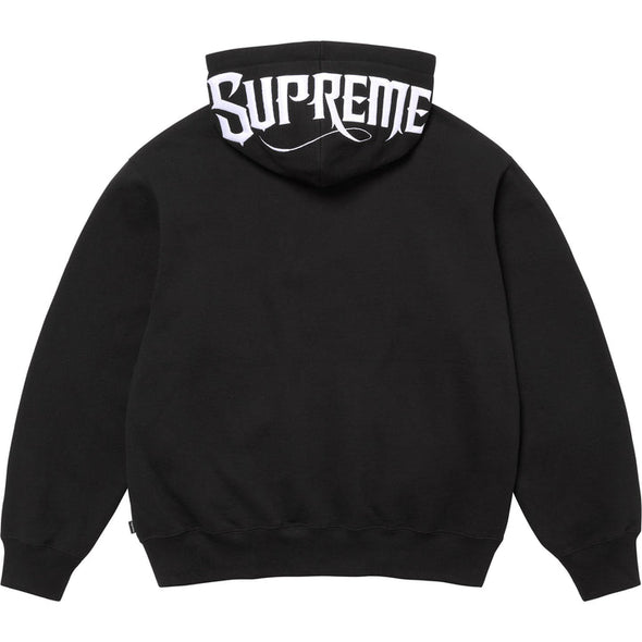 Supreme "Mister Cartoon" Zip Up Hooded Sweatshirt Black