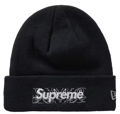 Supreme "Bandana Box Logo" Beanie Black