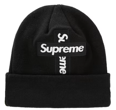 Supreme "Cross Box Logo" Beanie Black