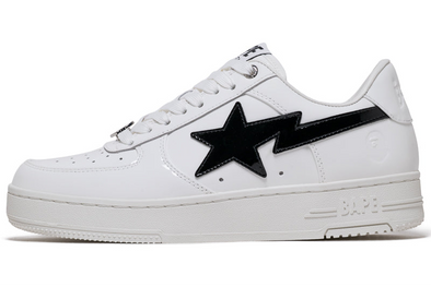 A Bathing Ape Bape Sta "#2 White Patent"