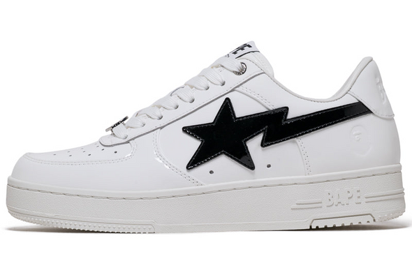 A Bathing Ape Bape Sta "#2 White Patent"