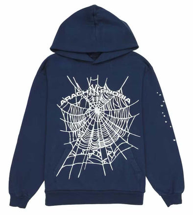 Sp5der "Arach NY Phobia" Hoodie Navy