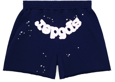 Sp5der "OG Web Logo" Sweat Short Navy