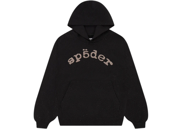 Sp5der "VVS" Hoodie Black