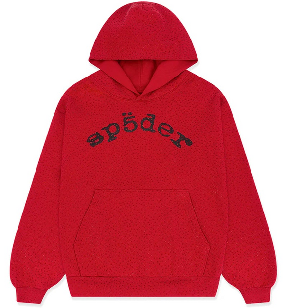 Sp5der "VVS" Hoodie Red