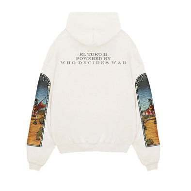 Who Decides War x EST Gee "Stained Glass" Hoodie Cream