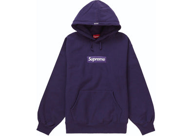Supreme "Box Logo" Hoodie Dark Purple (FW23)