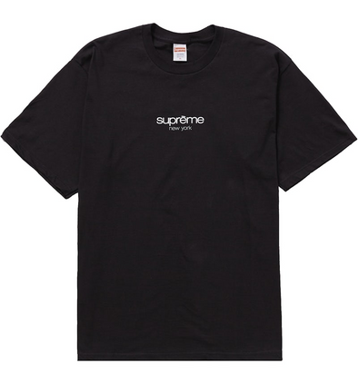 Supreme "Classic Logo" Tee Black